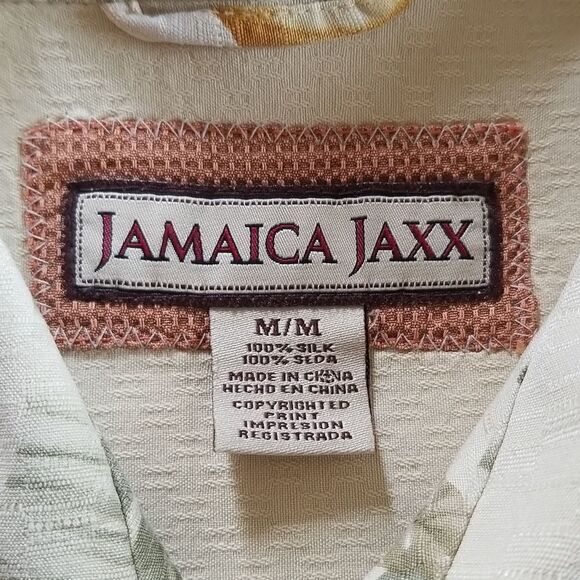 Jamaica Jaxx 100% Silk Aloha Shirt - Picture 4 of 8
